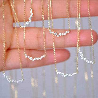 Pingente dourado de zircônias cravejadas em prata 925 - Loja Simplicité