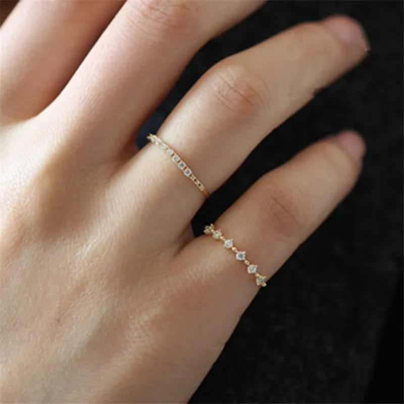 Anel Pavê Diamante Zircônia Prata 925 – Diamant Pavé Simplicité