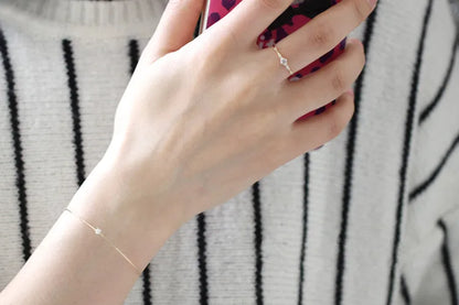 Anel dourado pavé cristal elegante, Loja Simplicité