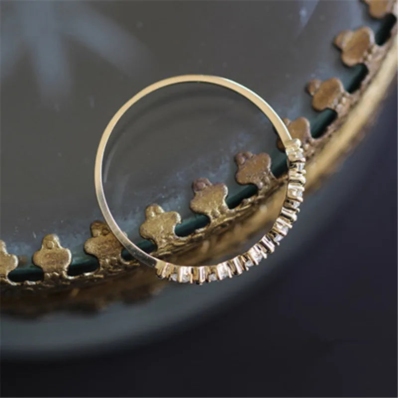 Anel Pavê Diamante Zircônia Prata 925 – Diamant Pavé Simplicité