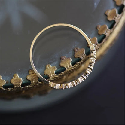 Anel Pavê Diamante Zircônia Prata 925 – Diamant Pavé Simplicité