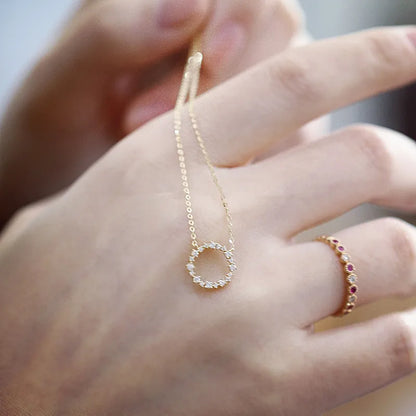 Colar Prata 925 Estrela Pavê Zircônia Banhado Ouro – Étoile Scintillante Simplicité