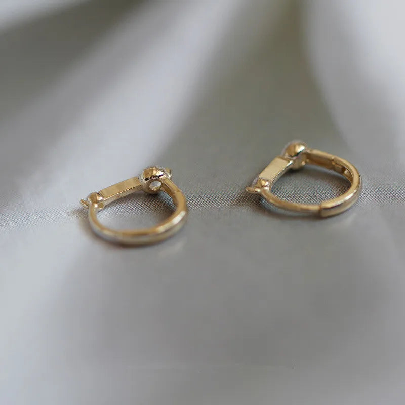 Brinco Arco Cristal Banhado a Ouro 14K – Arc Cristal Simplicité