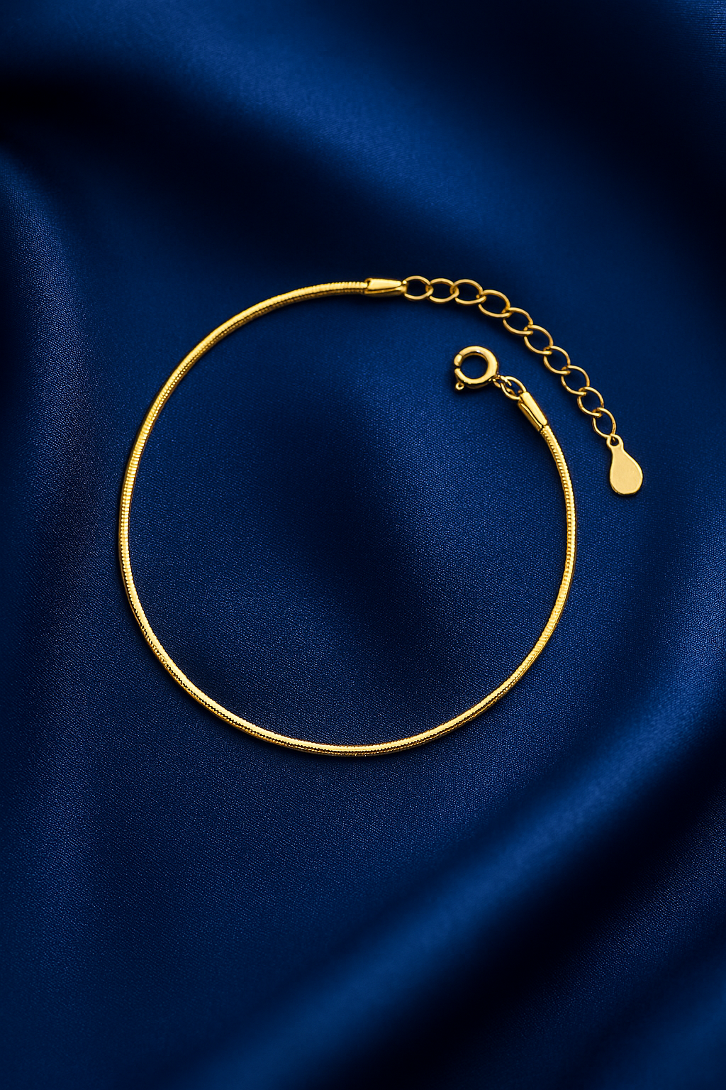 Pulseira dourada minimalista linha fina - Loja Simplicité