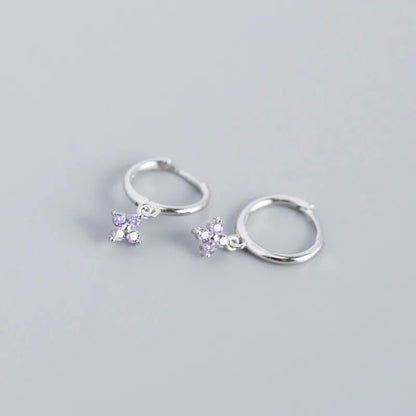 Brinco Floral Zircônia 6 Estilos Prata 925 – Fleur Sucrée Simplicité