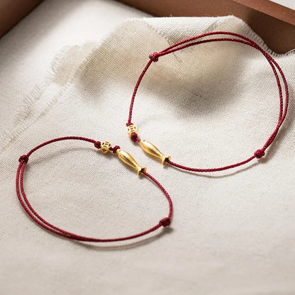 Pulseira prata 925 peixe dourado charm banhado ouro 18k - Loja Simplicité