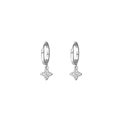 Brinco Floral Zircônia 6 Estilos Prata 925 – Fleur Sucrée Simplicité