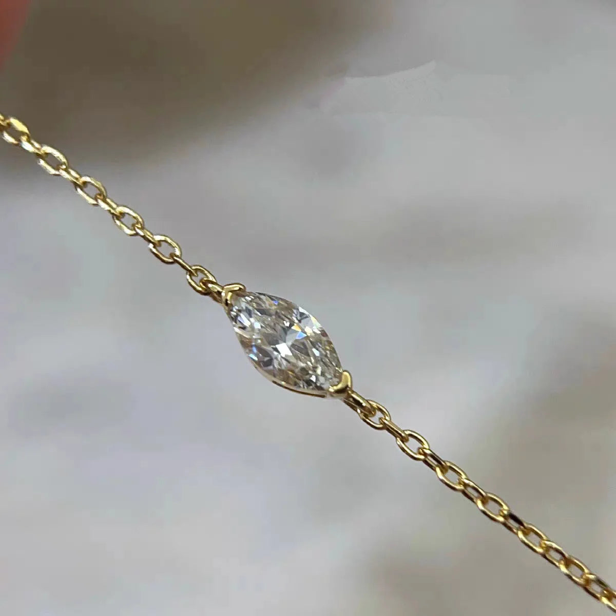 Pulseira Geométrica Zircônia Prata 925 – Géométrie Cristal Simplicité