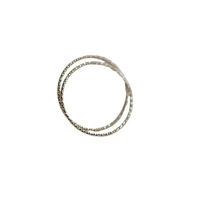 Anel Fino Minimalista Prata 925 – Fil Élégant Simplicité