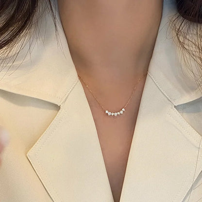 Colar Pingente Geométrico Zircônia Prata 925 – Géo Brillant Simplicité