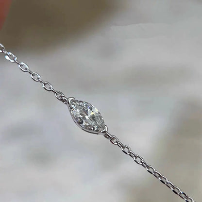 Pulseira Geométrica Zircônia Prata 925 – Géométrie Cristal Simplicité