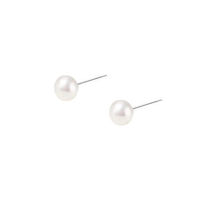 Brinco Pérola Natural Água Doce Prata 925 – Perle Douce Simplicité