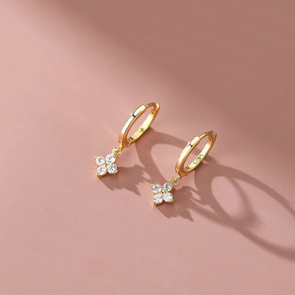 Brinco Floral Zircônia 6 Estilos Prata 925 – Fleur Sucrée Simplicité