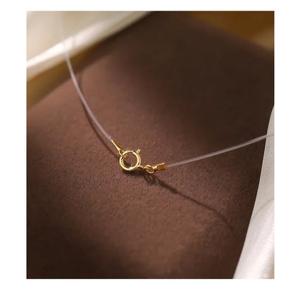 Colar prata 925 coração pérola e zircônia choker - Loja Simplicité