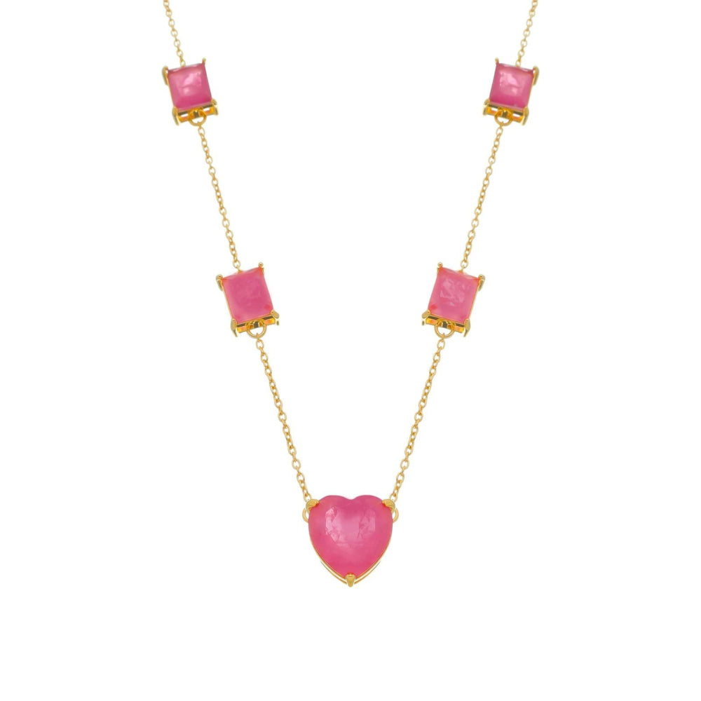 Colar dourado Rose Royale Simplicité