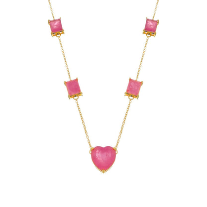 Colar dourado Rose Royale Simplicité