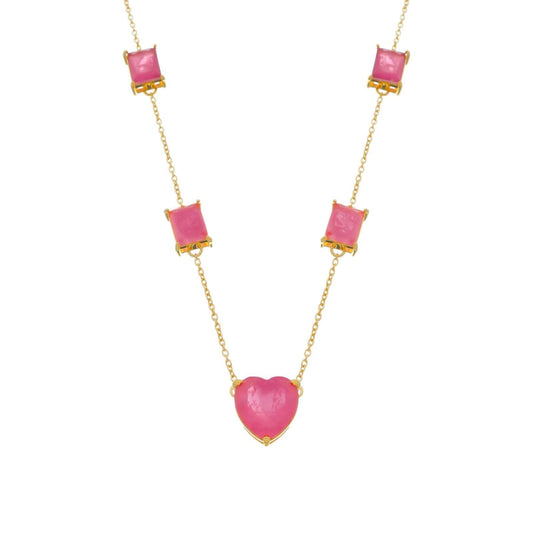 Colar dourado Rose Royale Simplicité
