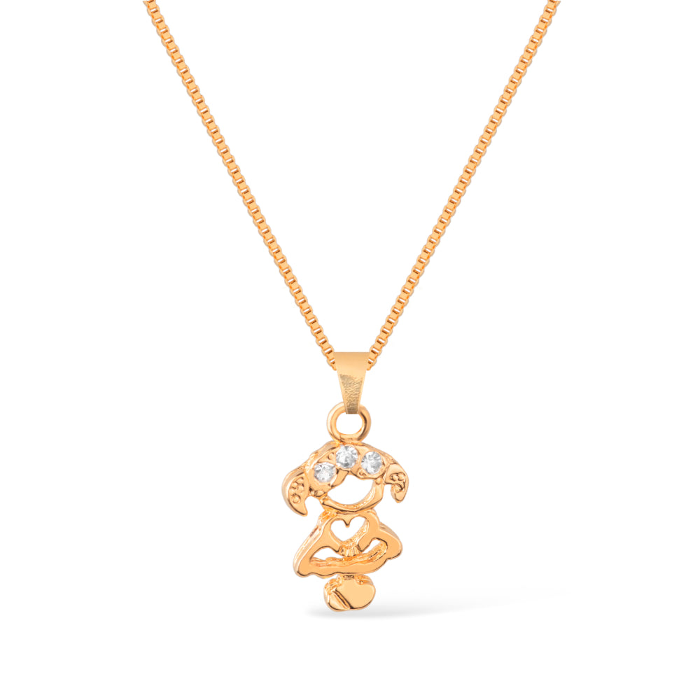 Colar dourado Fille Chérie Simplicité