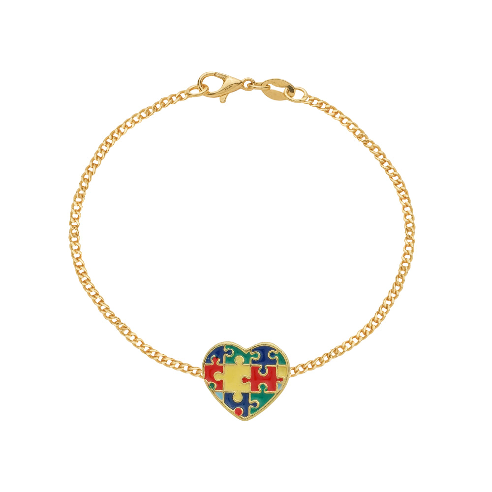 Pulseira autismo coração Cœur Infini Simplicité
