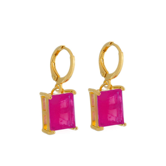Brinco dourado Anneau Rose Simplicité