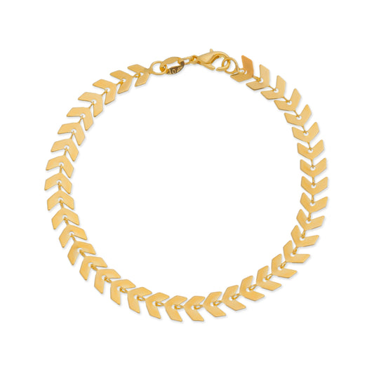 Pulseira dourada Bracelet Flèche Simplicité