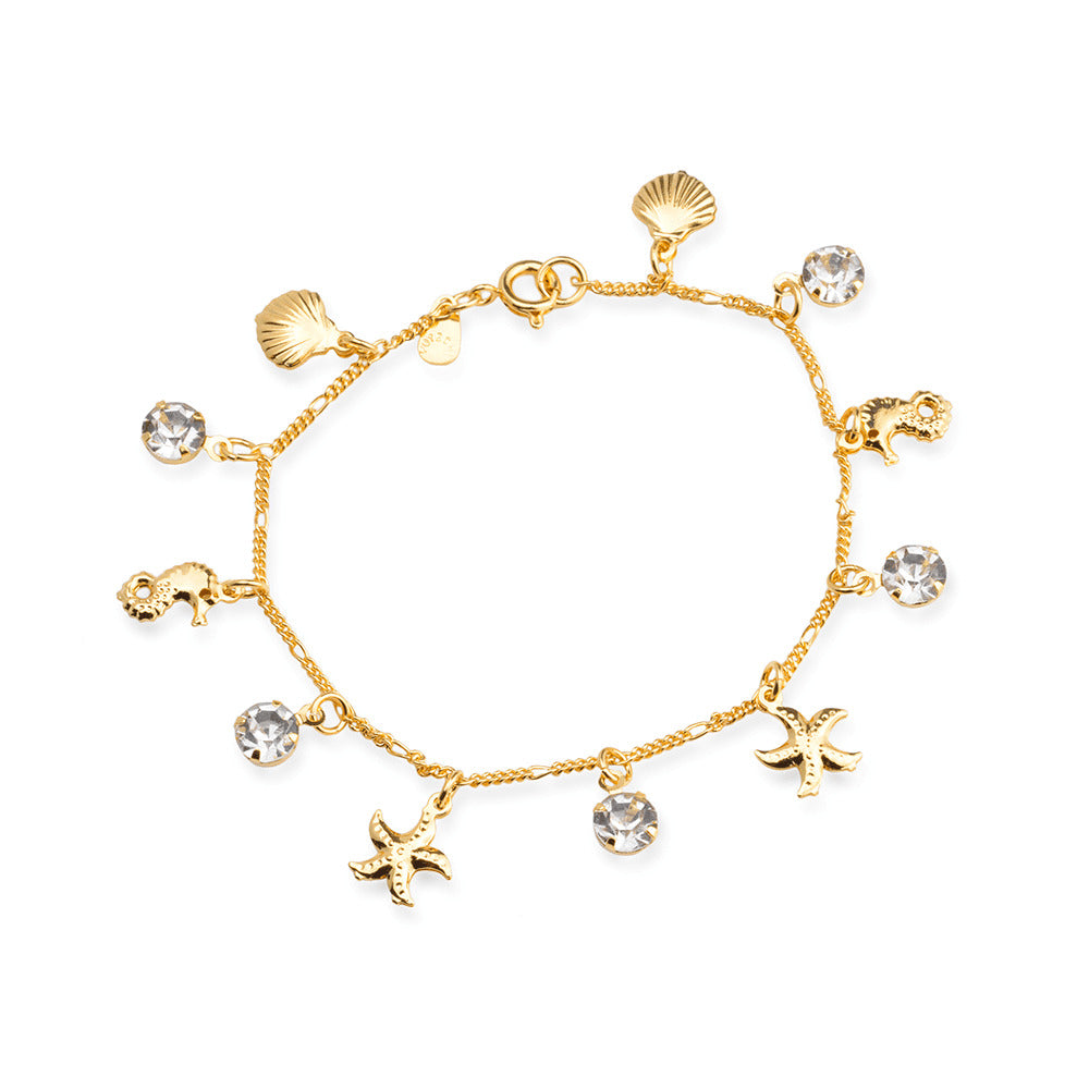 Pulseira dourada Bracelet Marin Simplicité