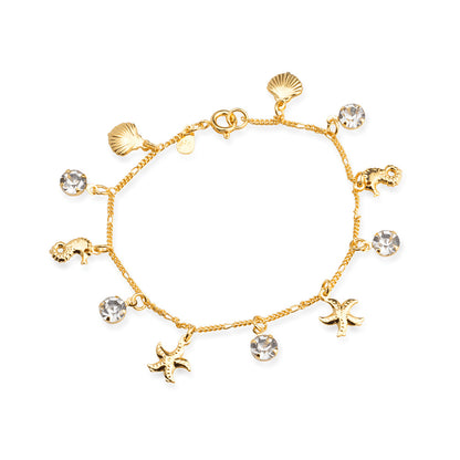 Pulseira dourada Bracelet Marin Simplicité