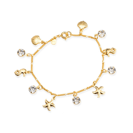 Pulseira dourada Bracelet Marin Simplicité