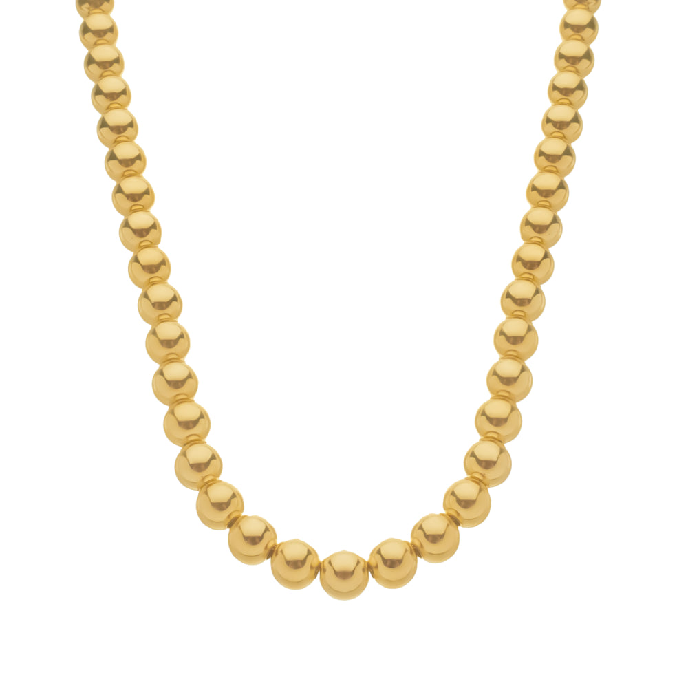 Colar dourado Sphères Dorées Simplicité