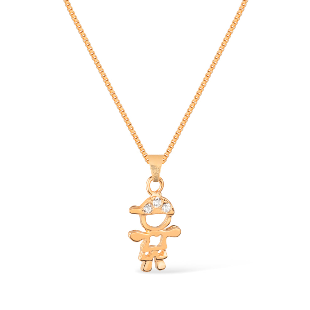 Colar dourado Fils Chéri Simplicité