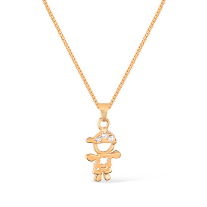 Colar dourado Fils Chéri Simplicité