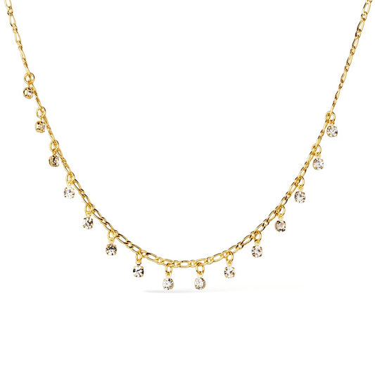 Choker dourada com pontos de luz Ras-de-Cou Étincelant Simplicité