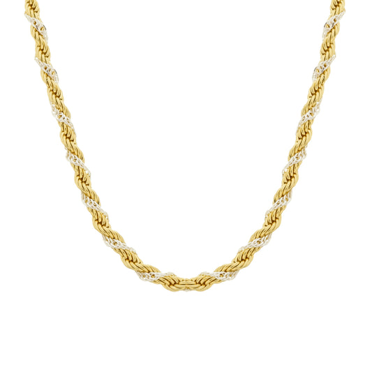 Colar bicolor Collier Bicolore Baiano Simplicité